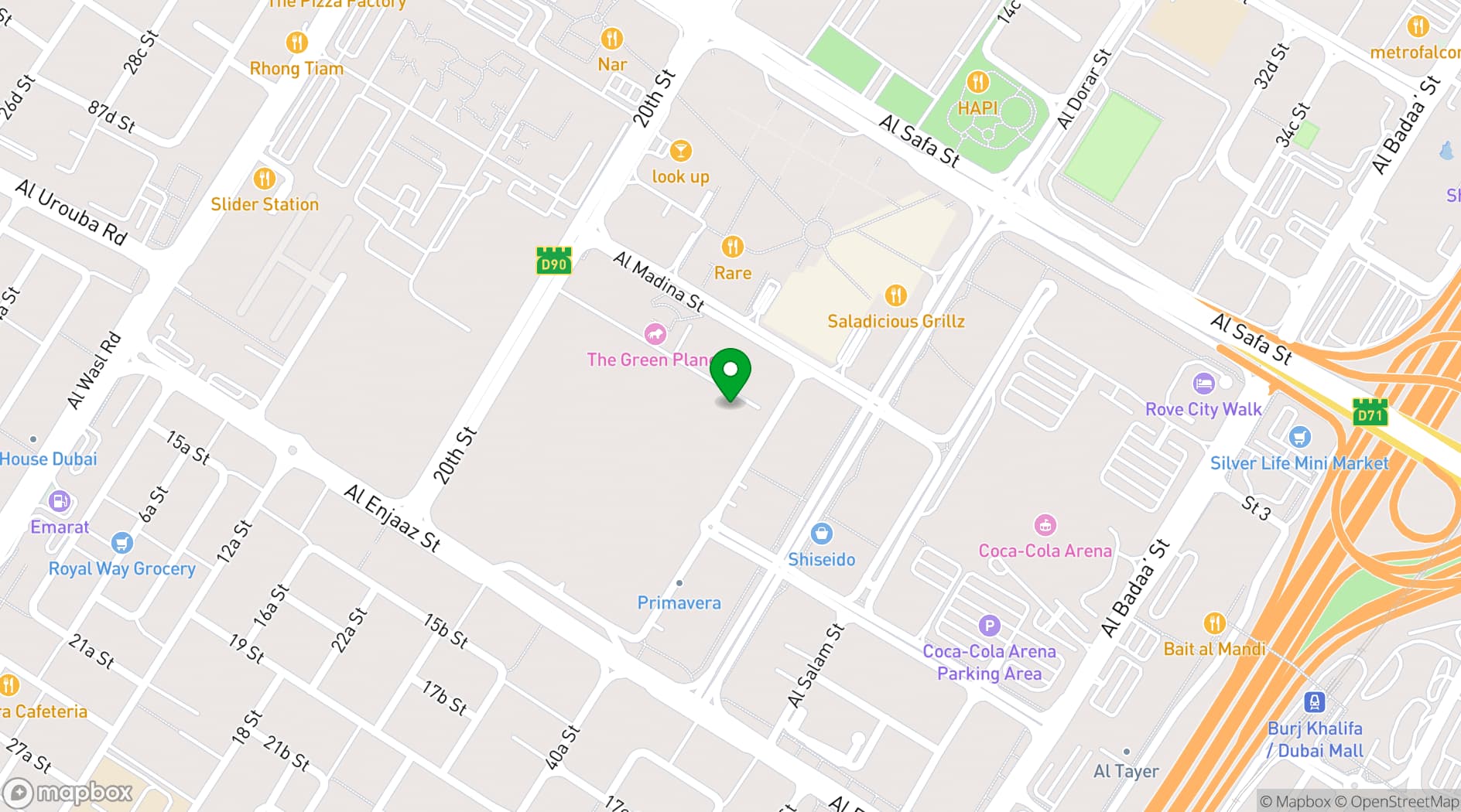 Map showing La Serre