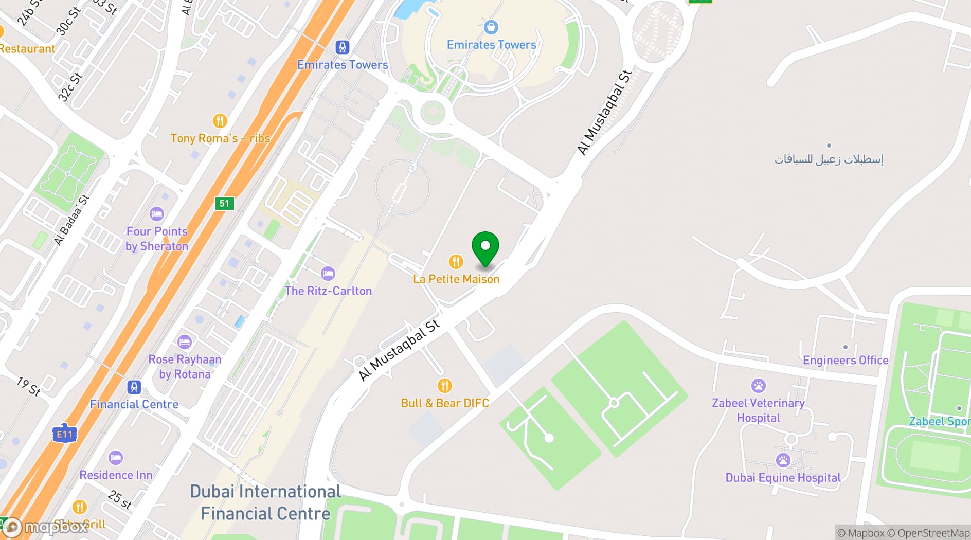 Map showing The Summer Garden, Level 1