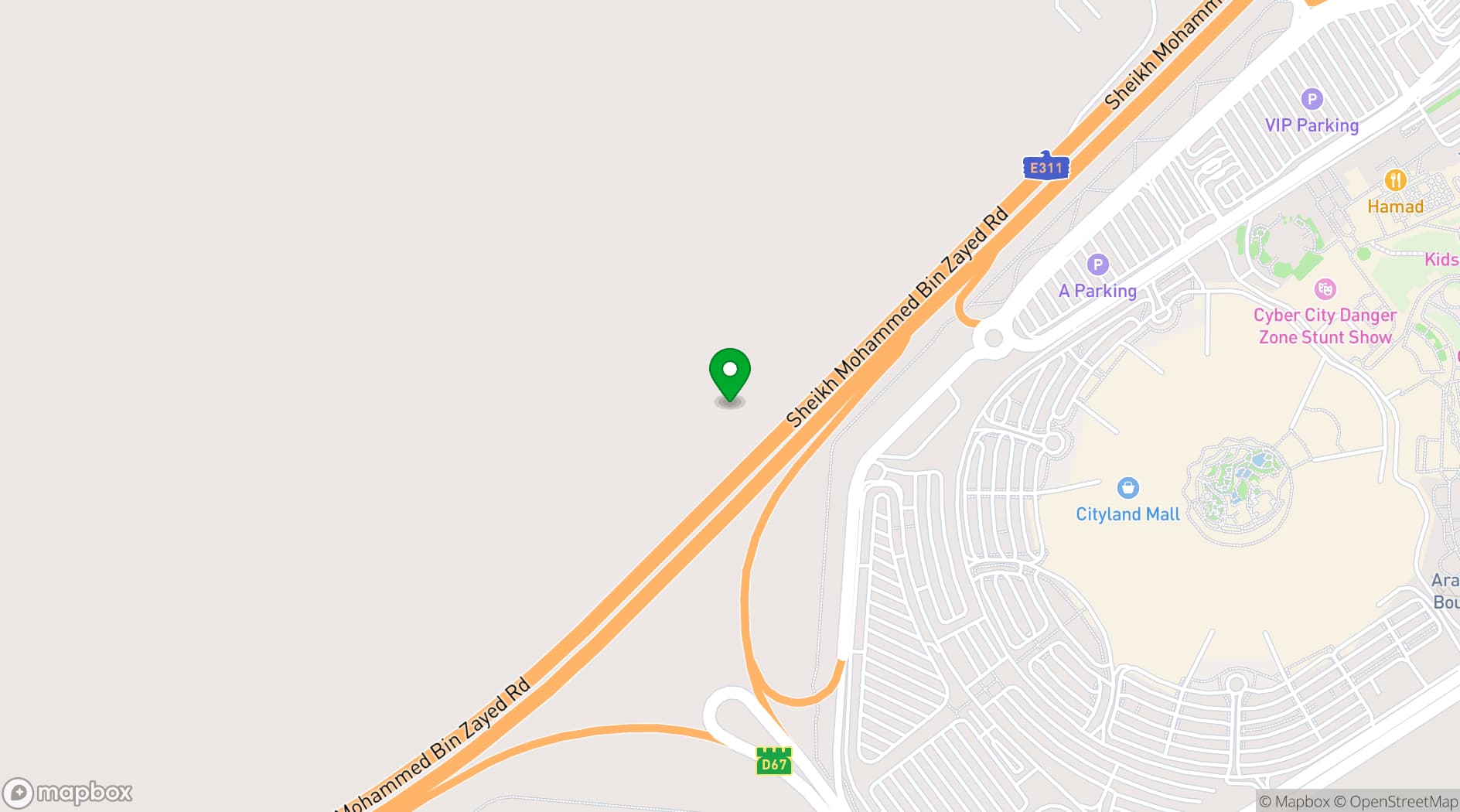 Map showing TIME Oak Hotel & Suites