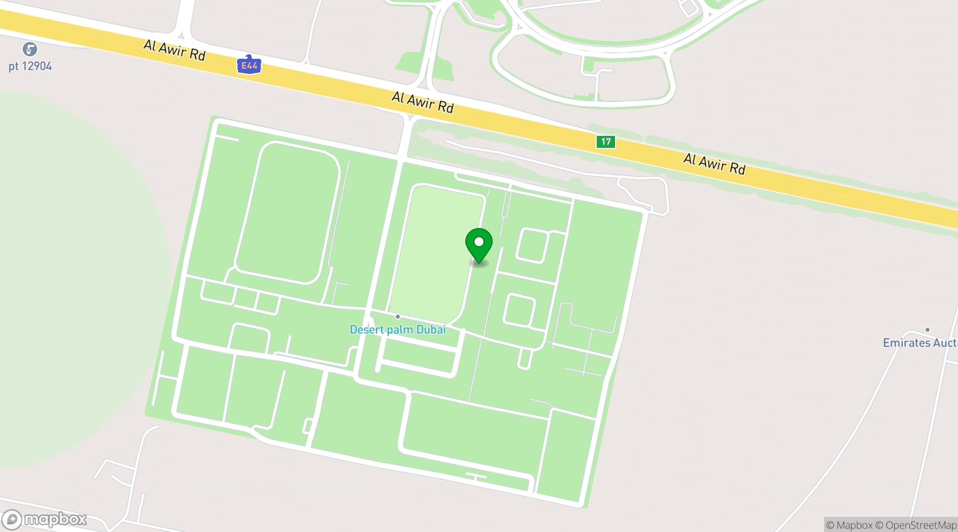 Map showing Meliá Desert Palm Meliá Collection