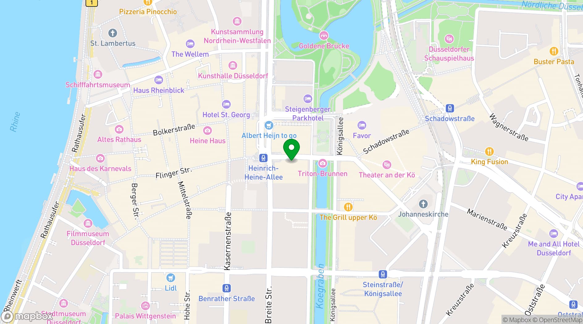 Map showing Breidenbacher Hof