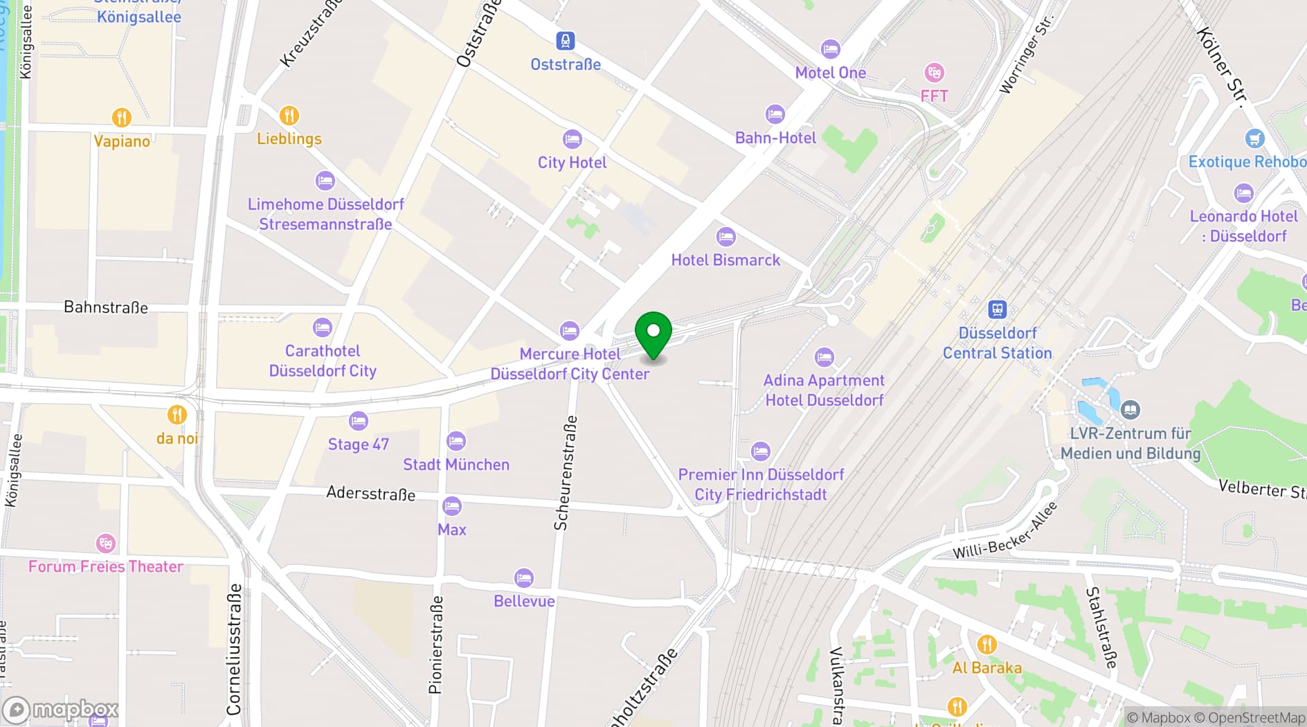 Map showing ALL - Accor Live Limitless