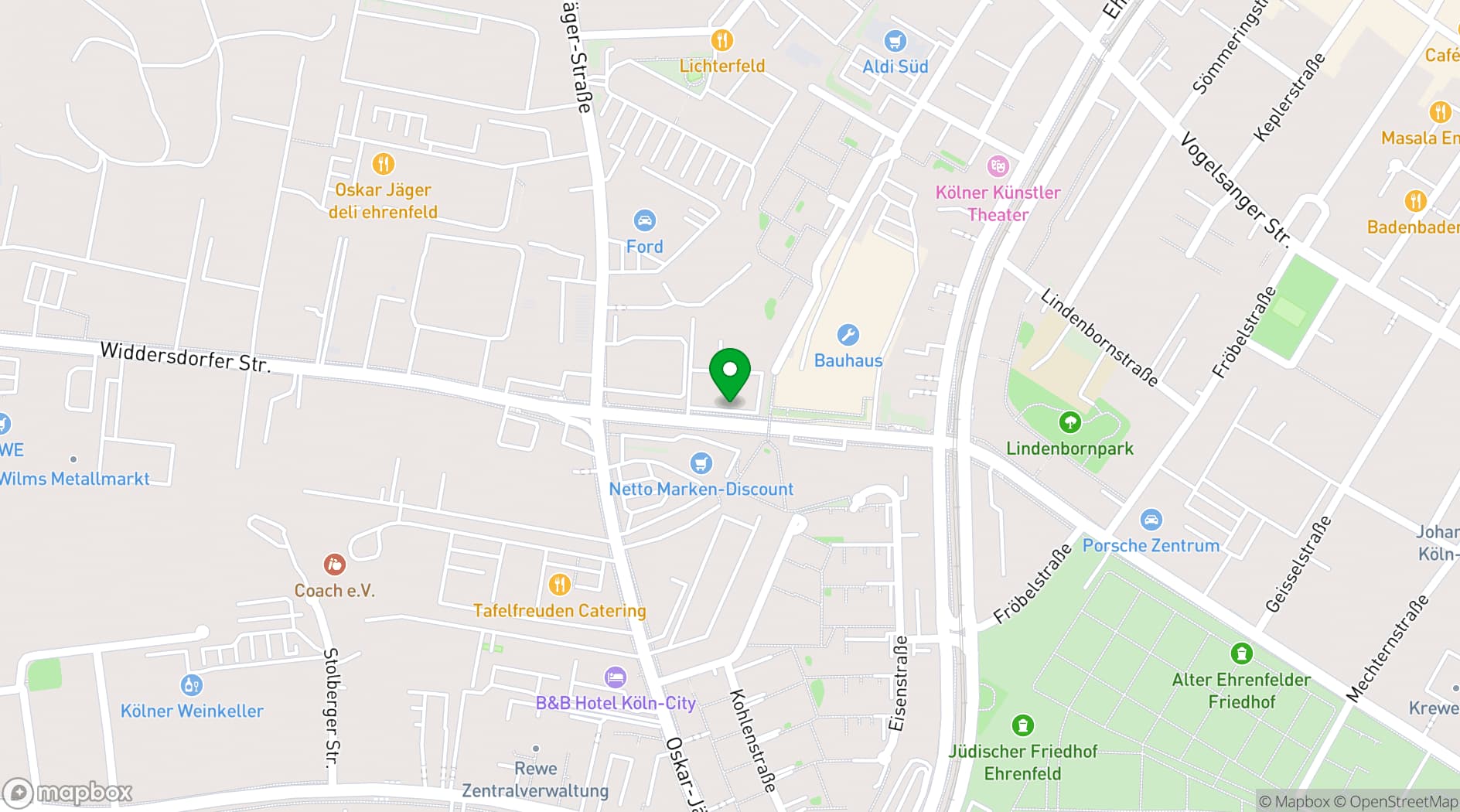 Map showing NEO SPACE