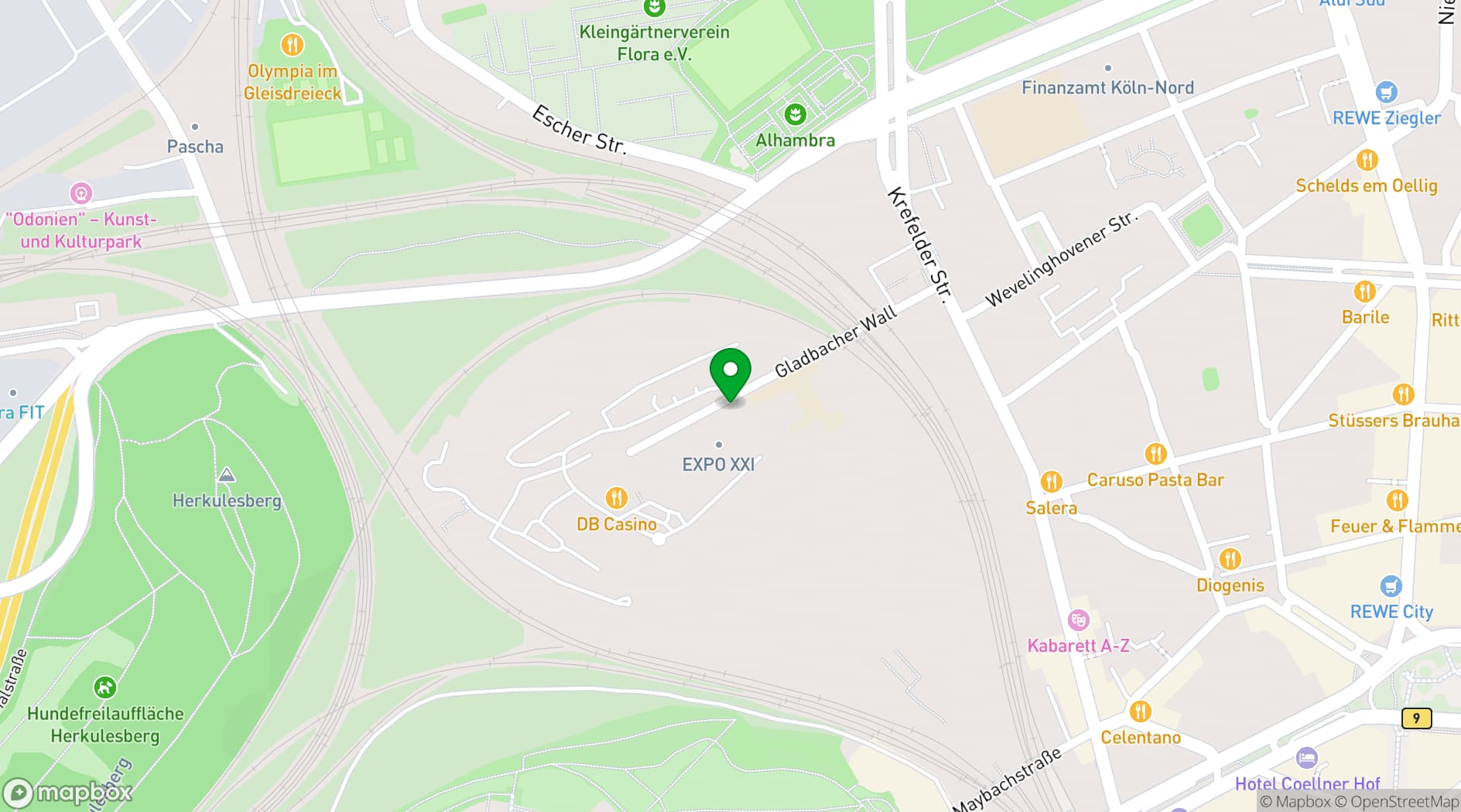 Map showing XPOST