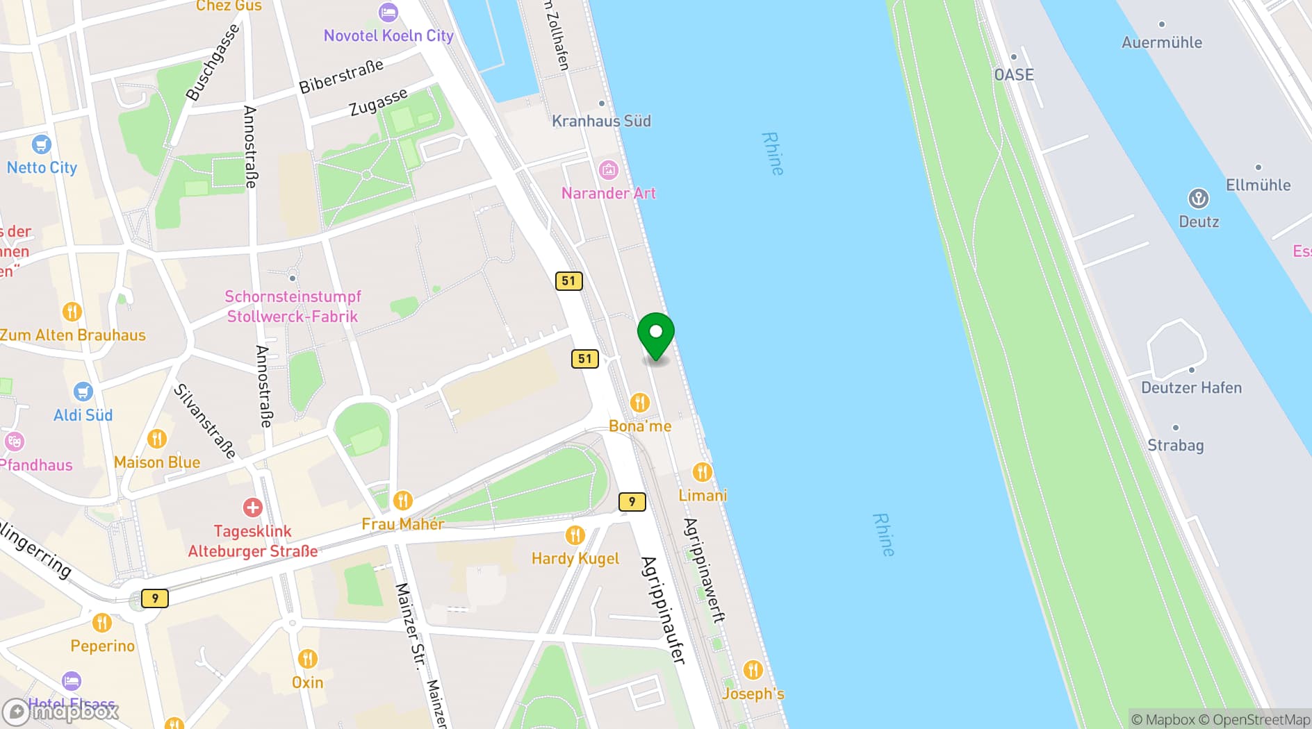 Map showing INVORA HAVEN