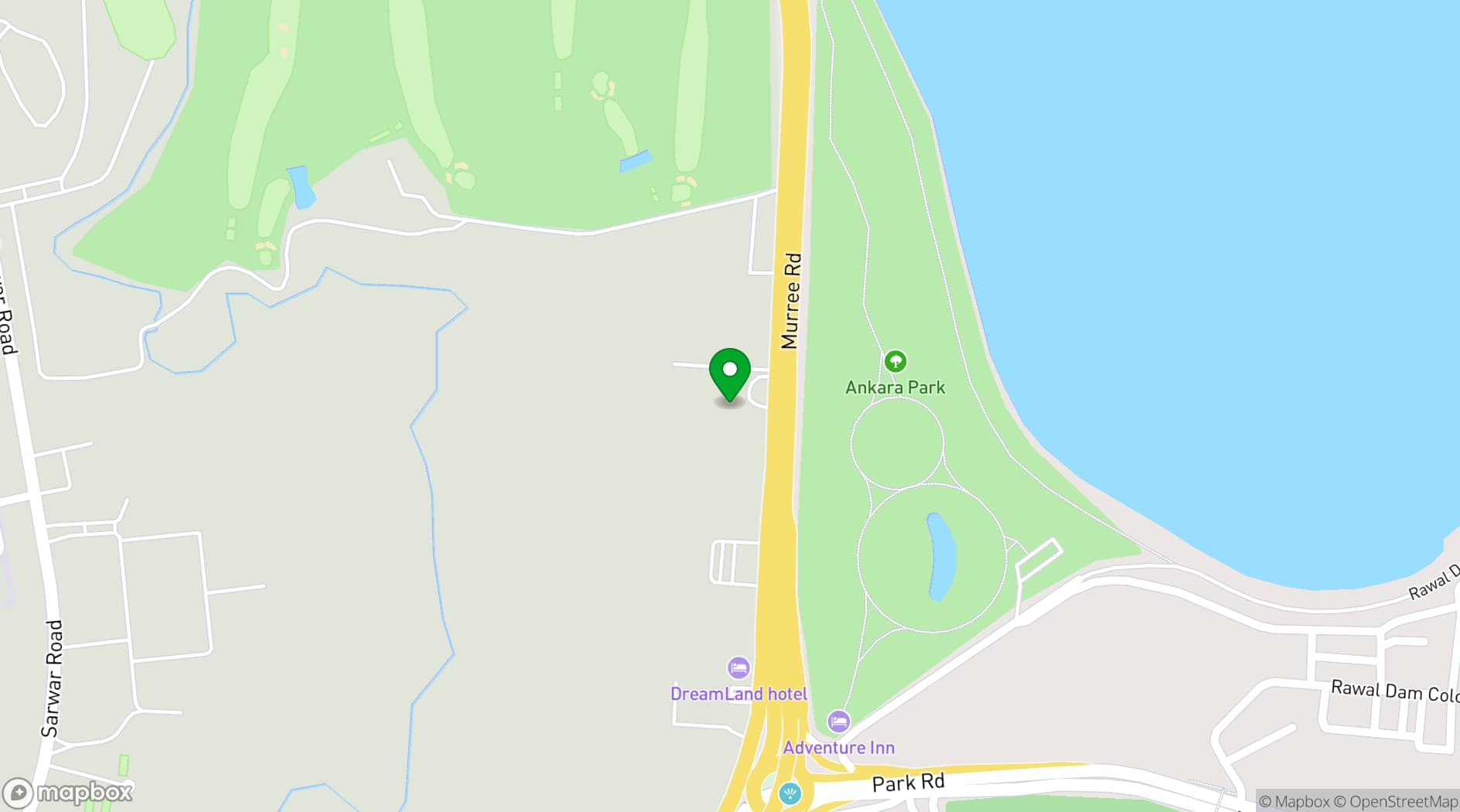 Map showing Ramada by Wyndham Islamabad