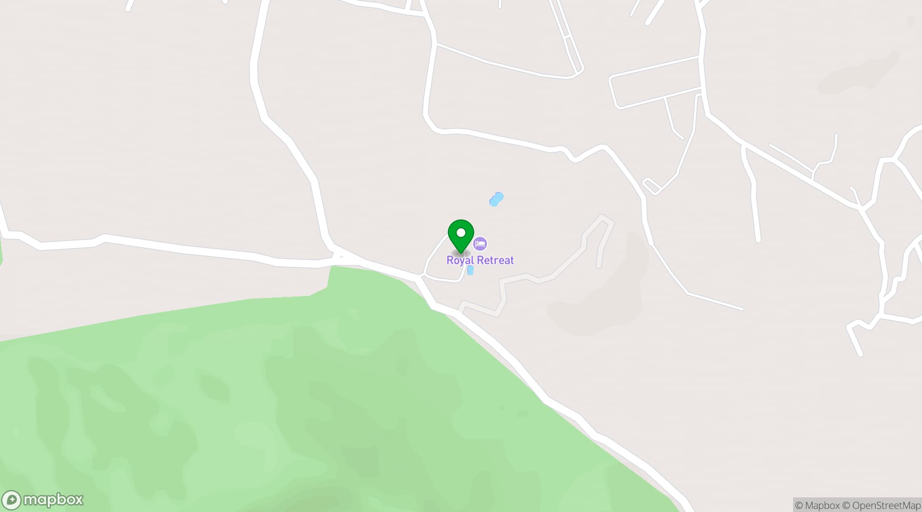 Map showing The Royal Retreat Resort & Spa