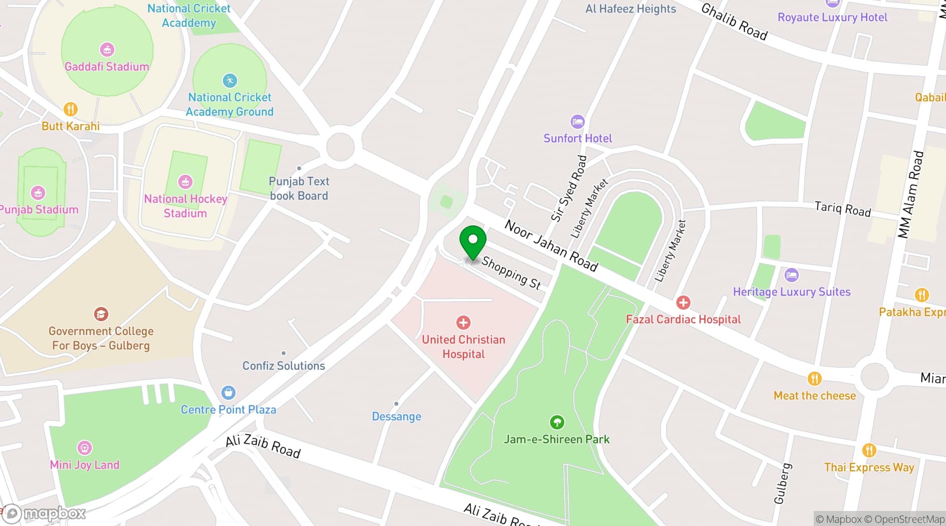 Map showing Salt'n Pepper