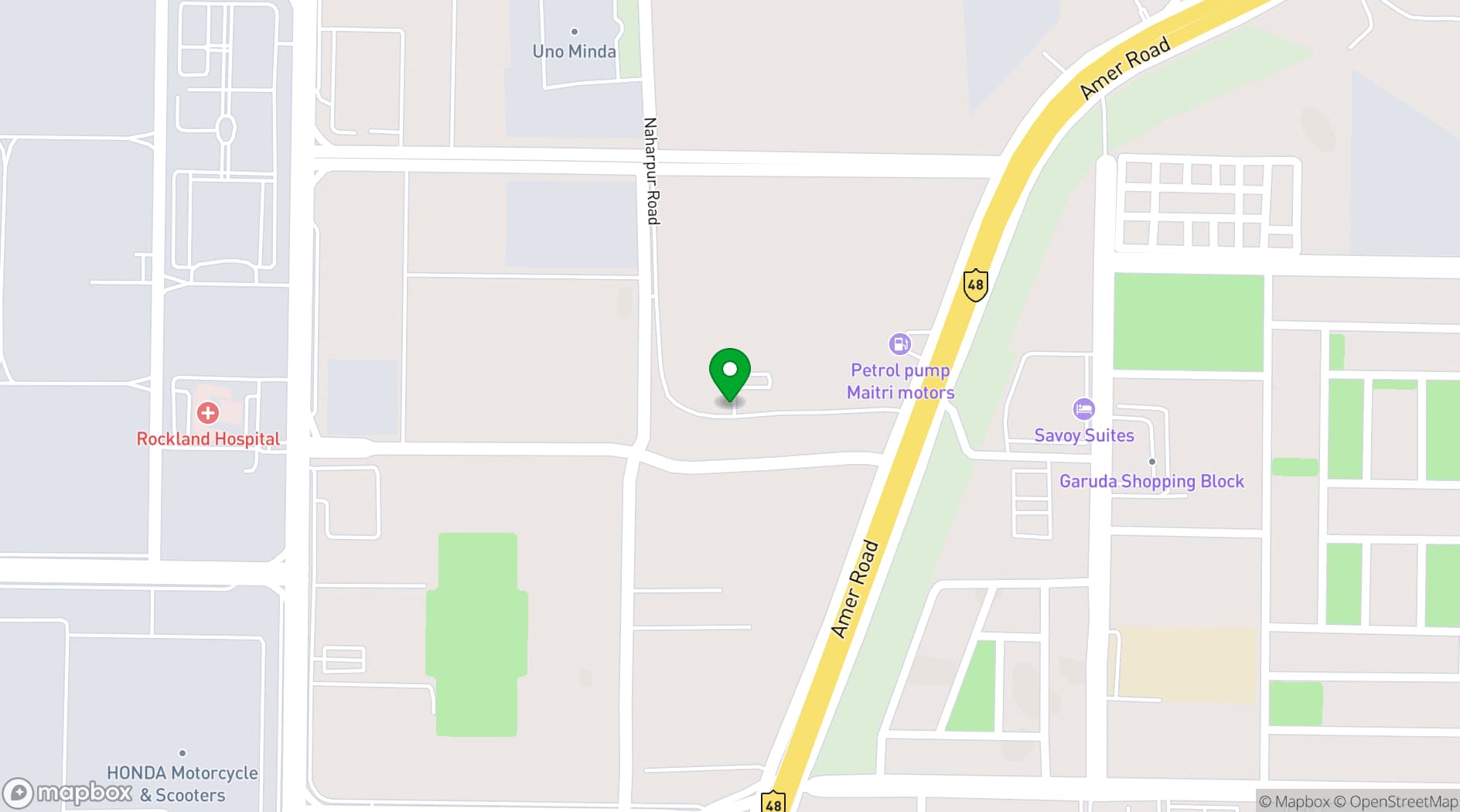 Map showing Heritage Village Resorts & Spa