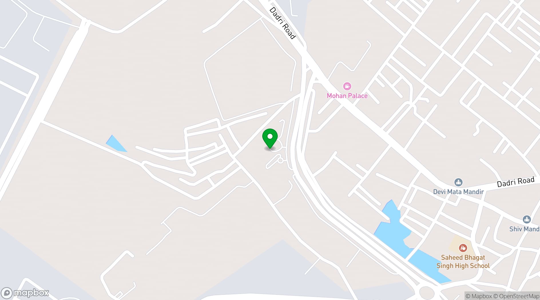 Map showing Crowne Plaza Greater Noida
