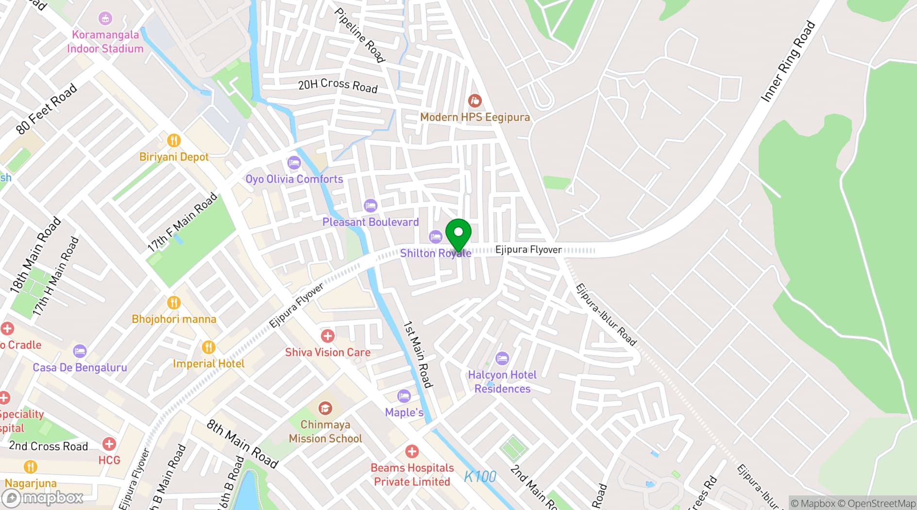 Map showing Breakout Escape Room