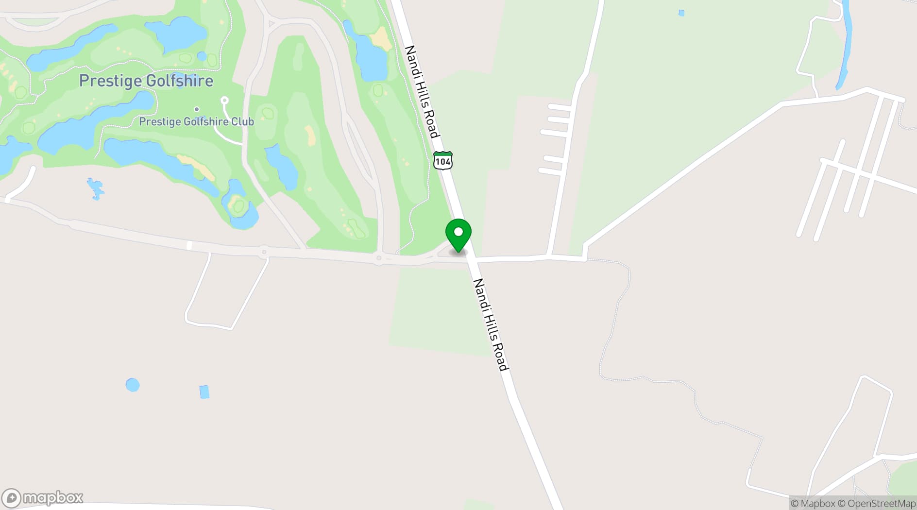 Map showing Prestige Golfshire