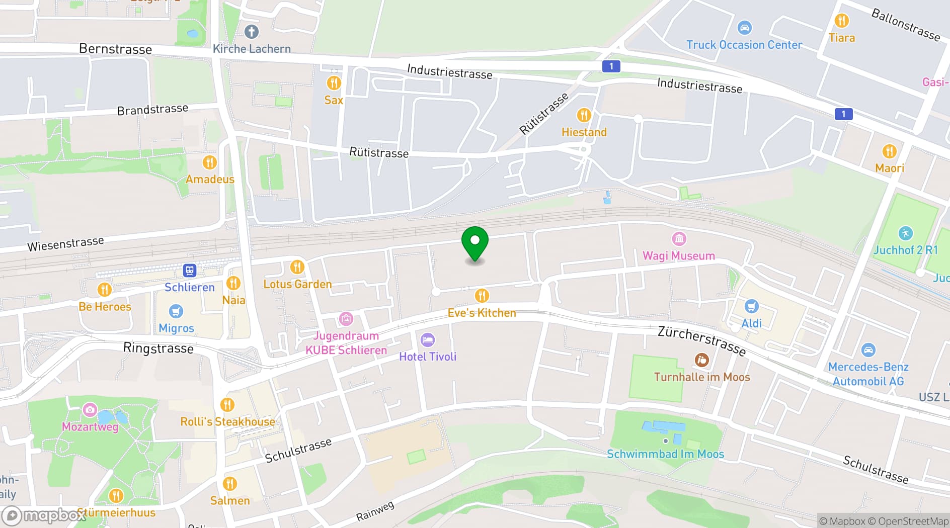 Map showing JED Events