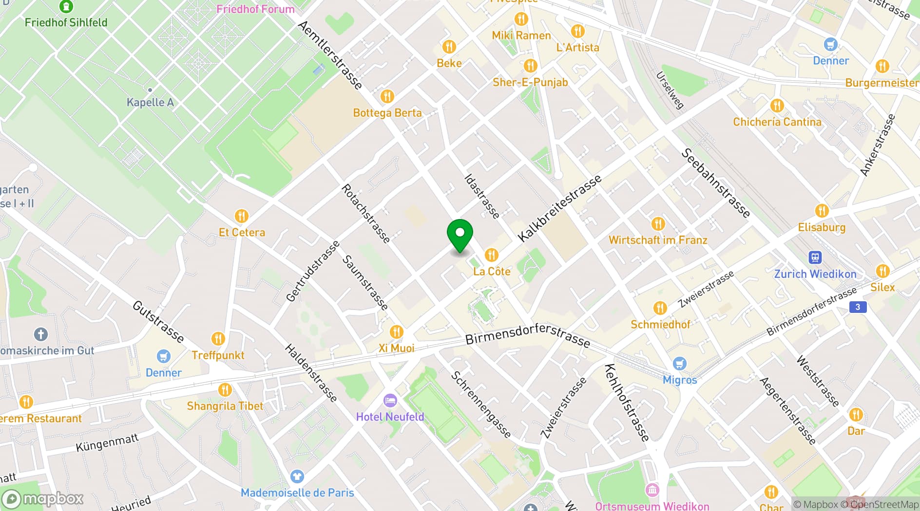 Map showing Kulturmarkt