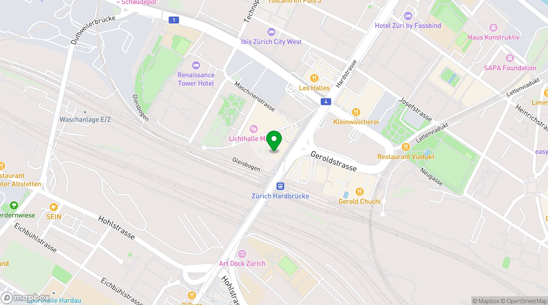 Map showing CLOUDS Privé