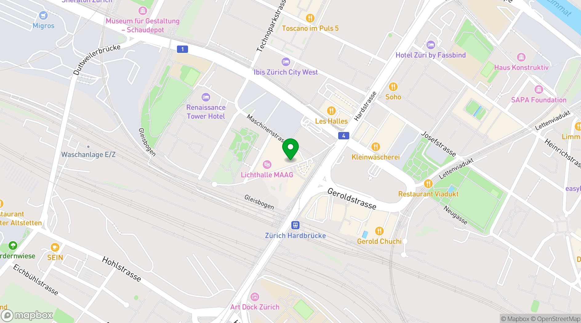 Map showing MAAG Moments