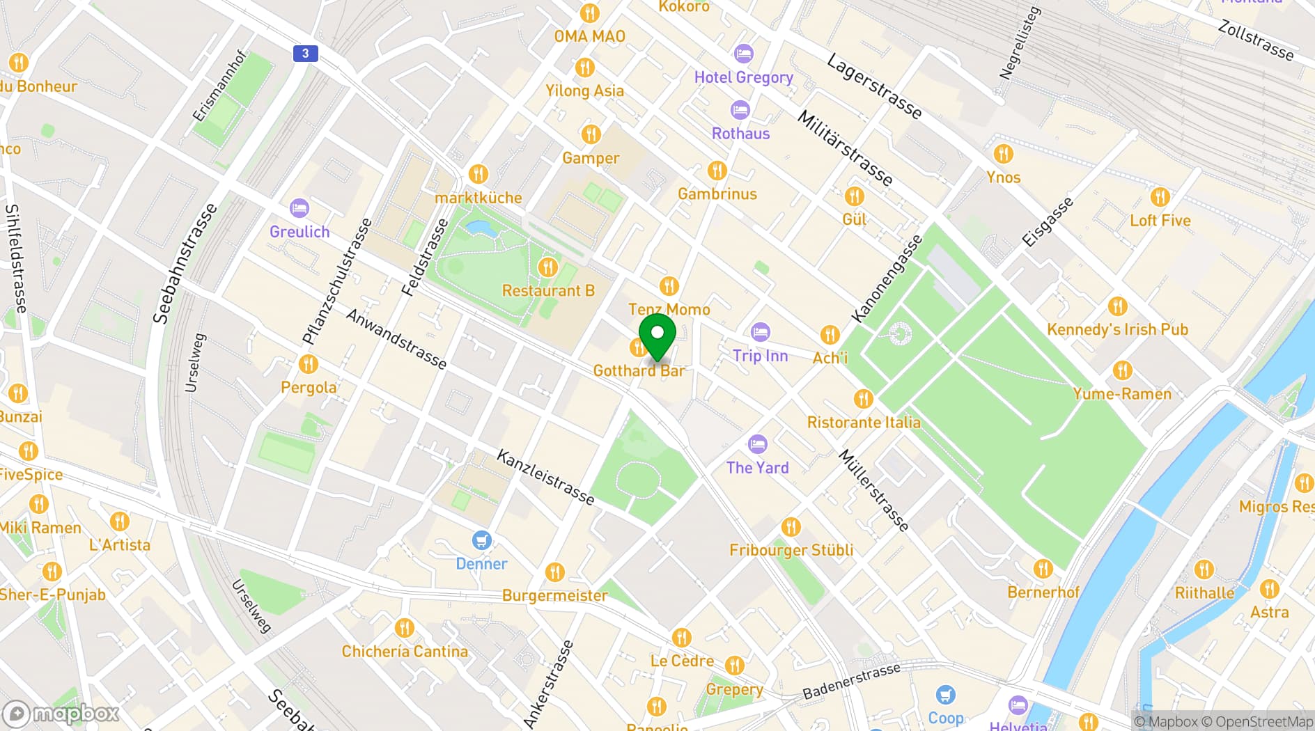 Map showing Kir Royal