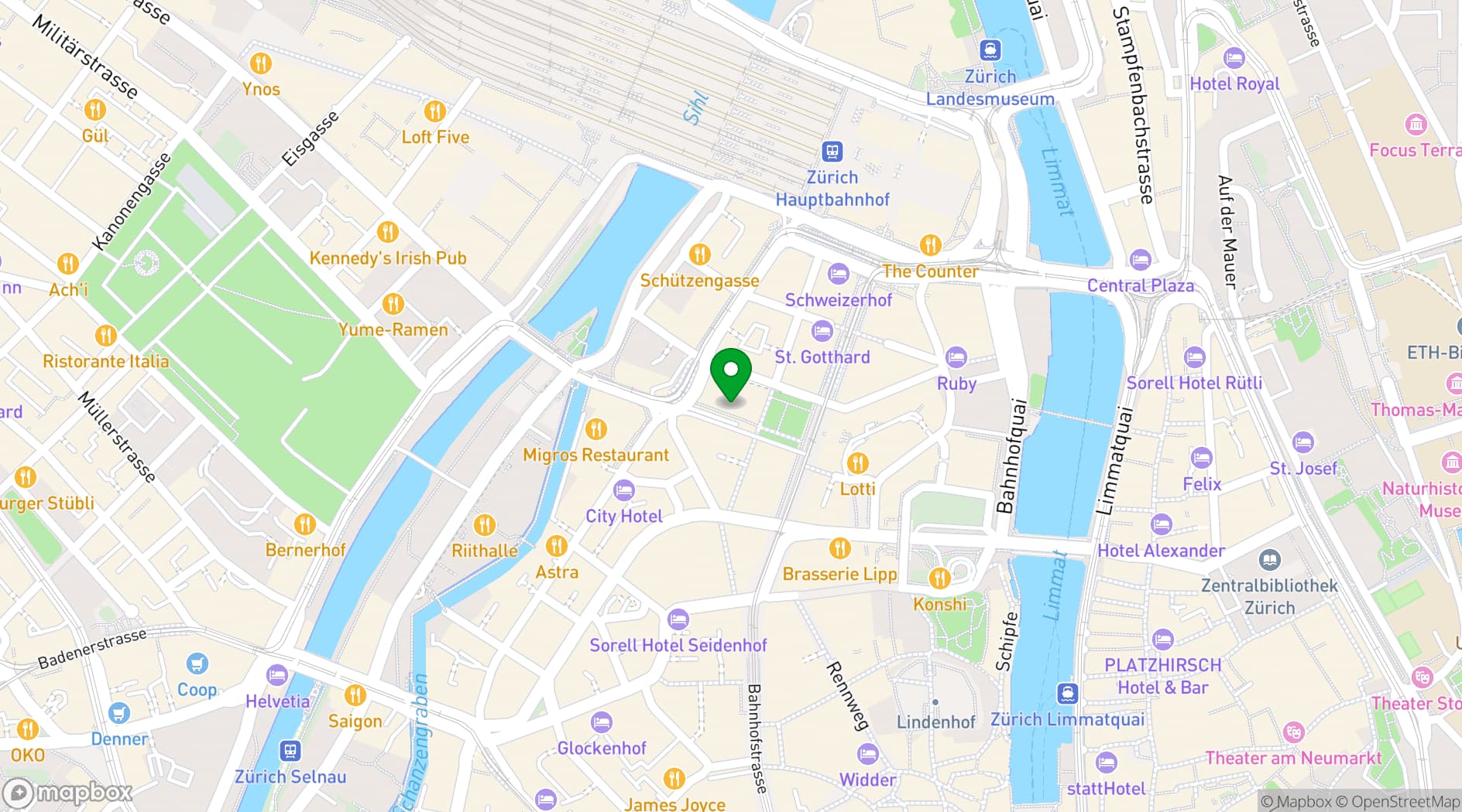 Map showing Globus