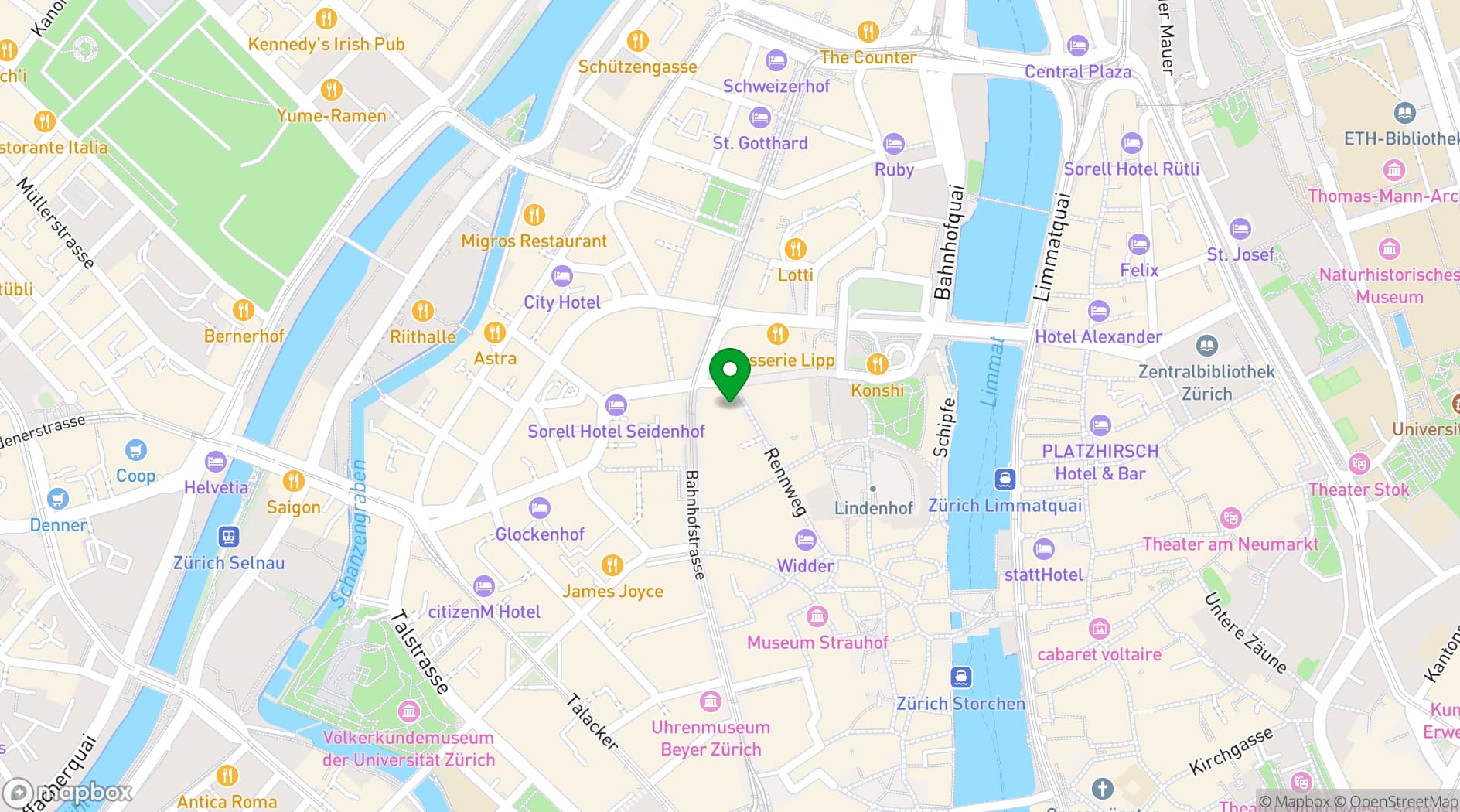 Map showing Trust Square Meeting Rooms