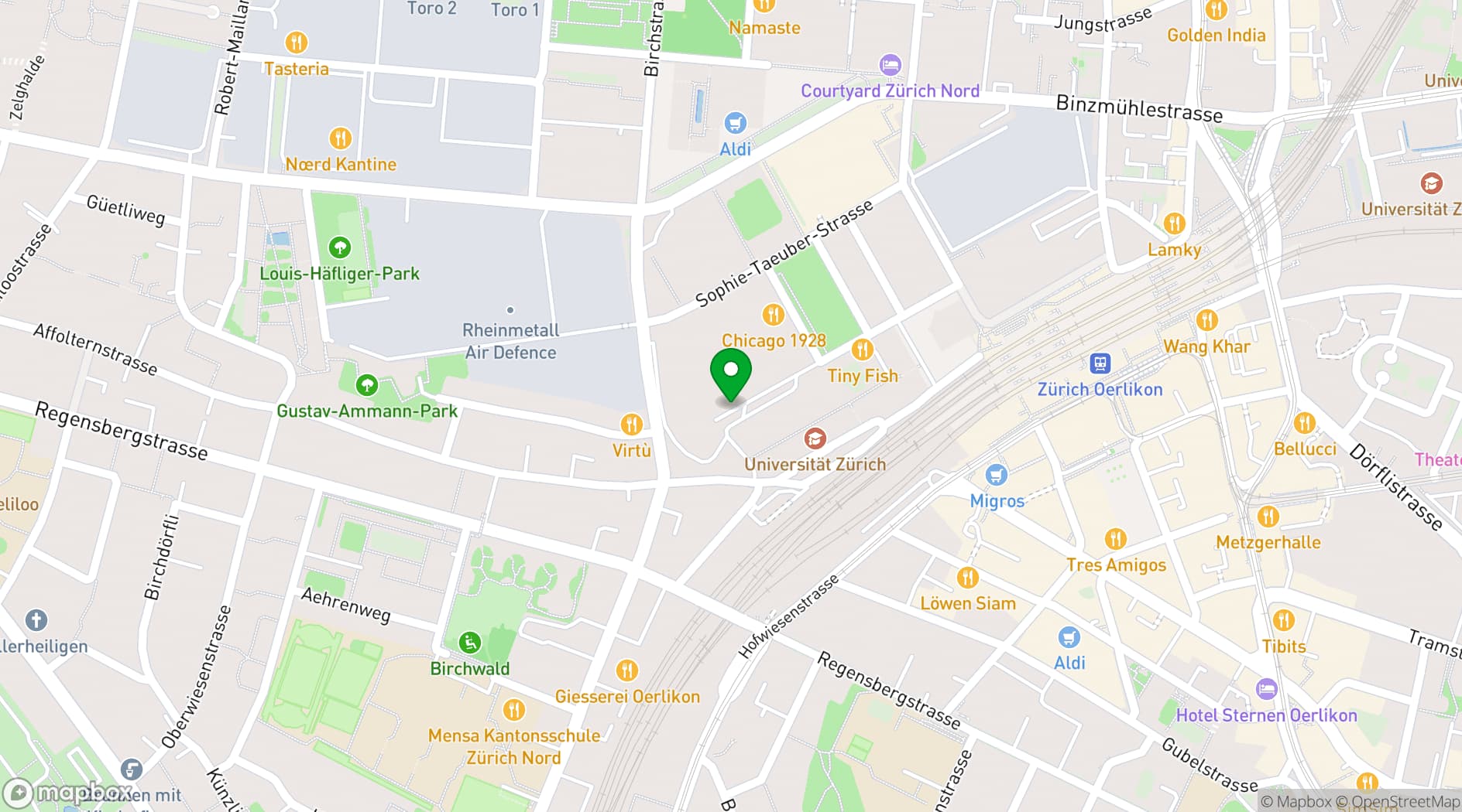 Map showing StageOne Event & Convention Hall