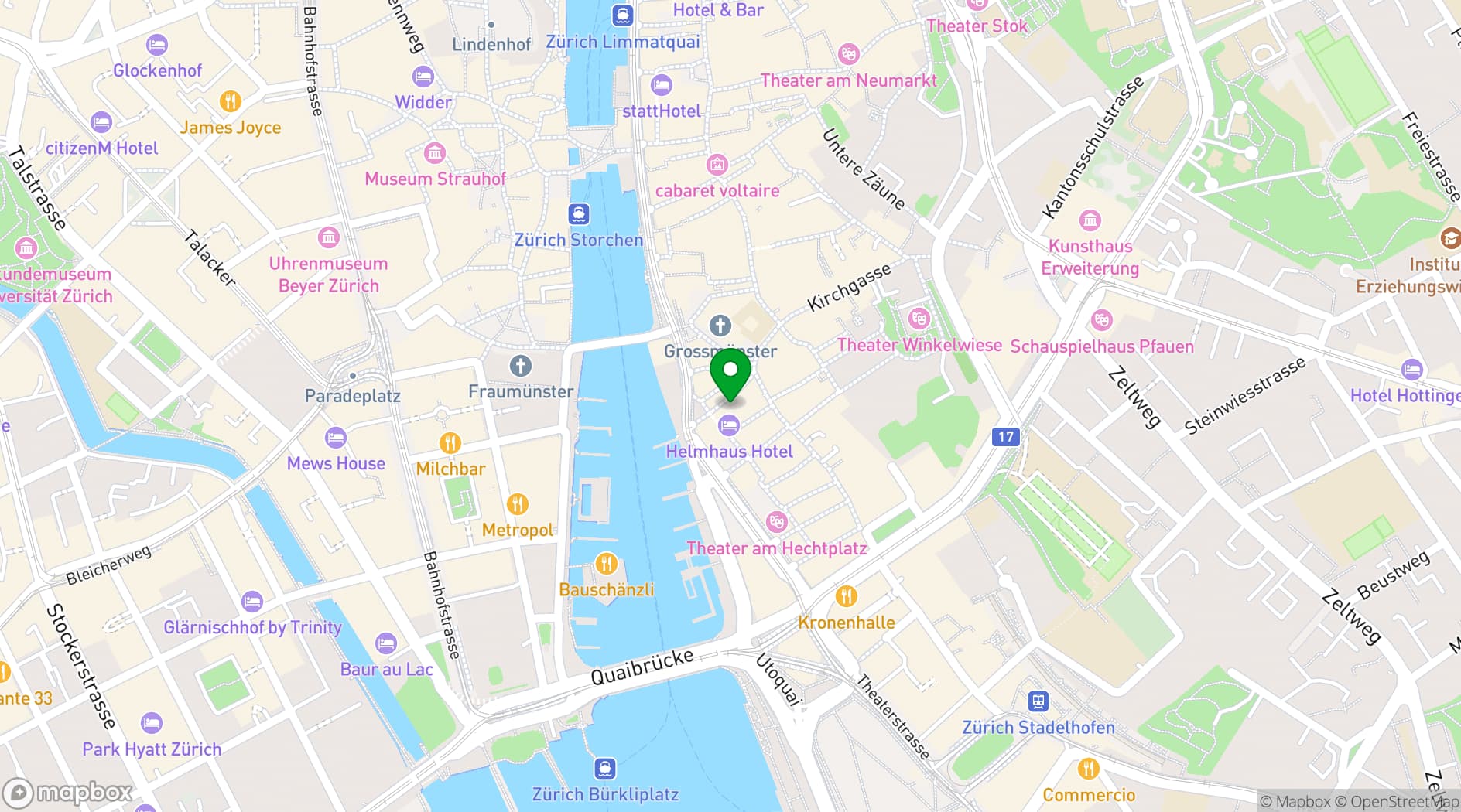 Map showing Roof Top Room