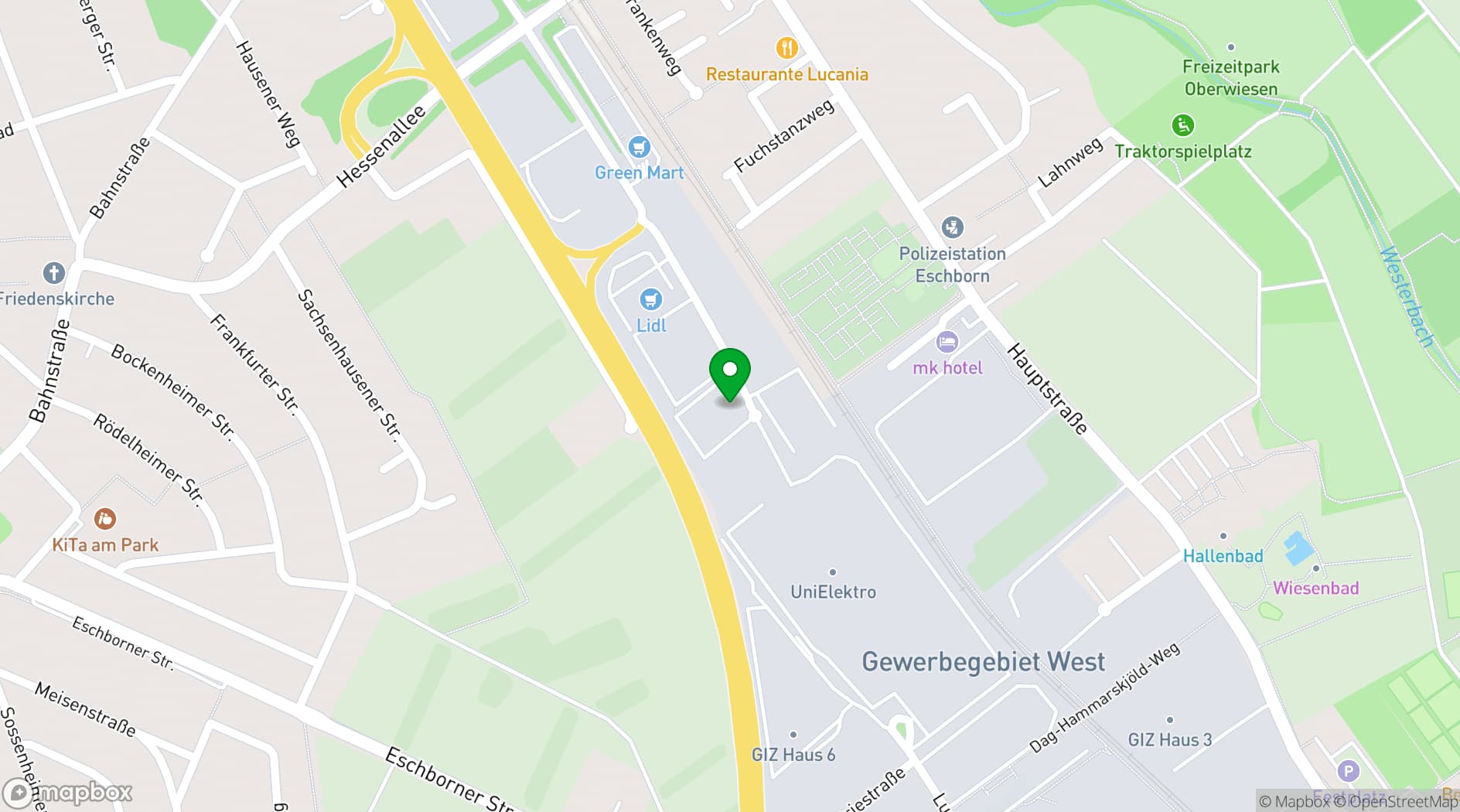 Map showing Vintage Loft