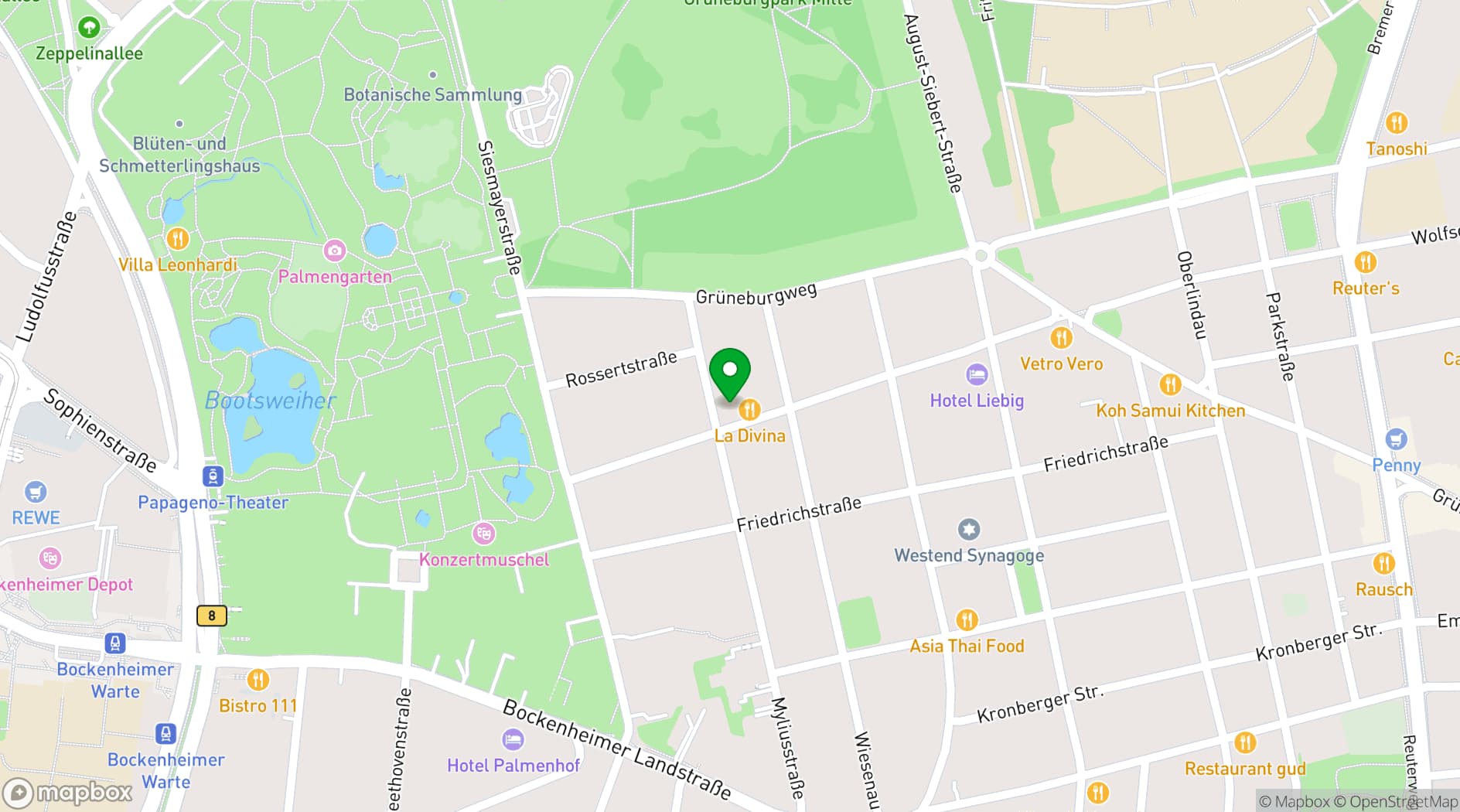 Map showing WESTBAR