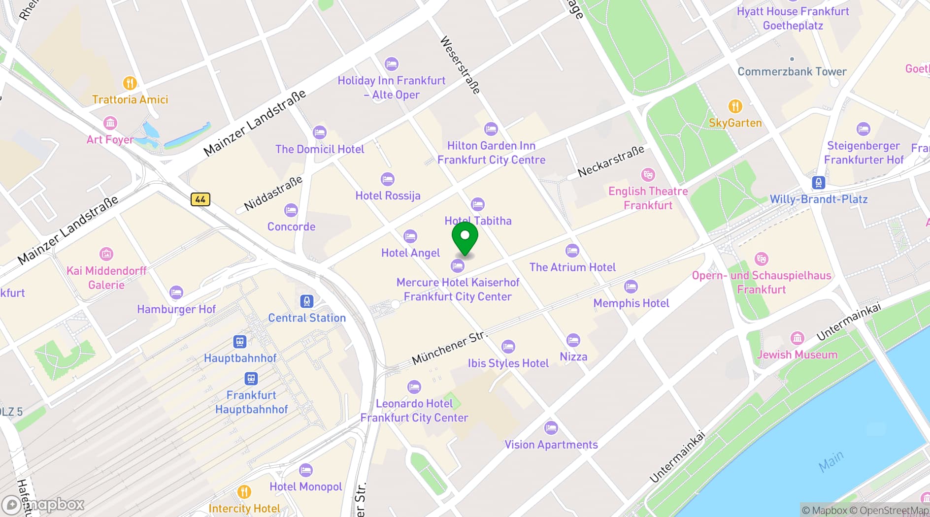 Map showing ALL - Accor Live Limitless