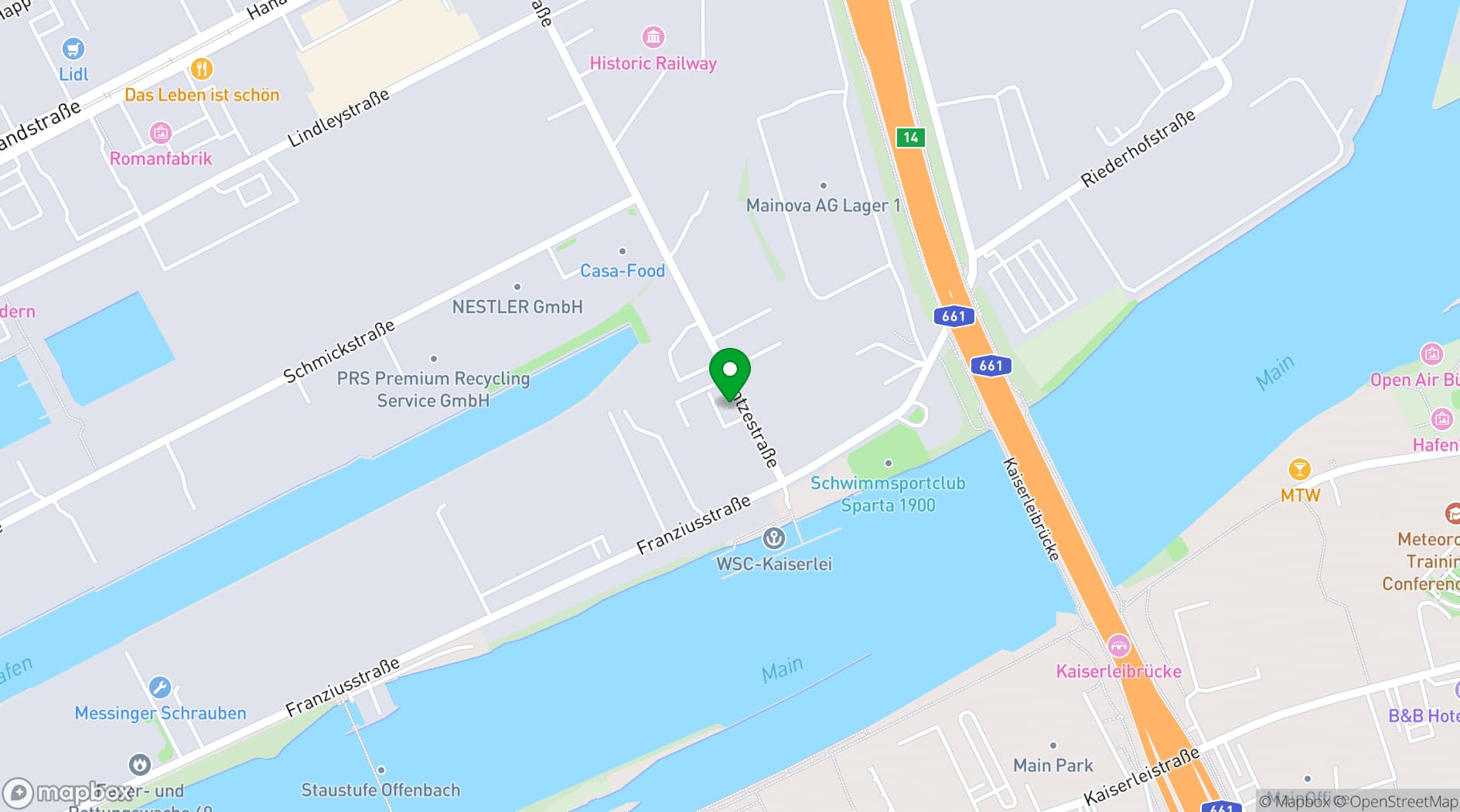 Map showing Loft Yourself