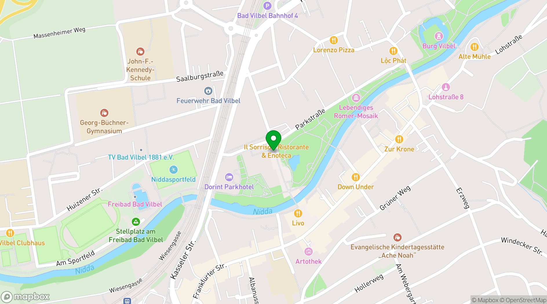 Map showing Vilco