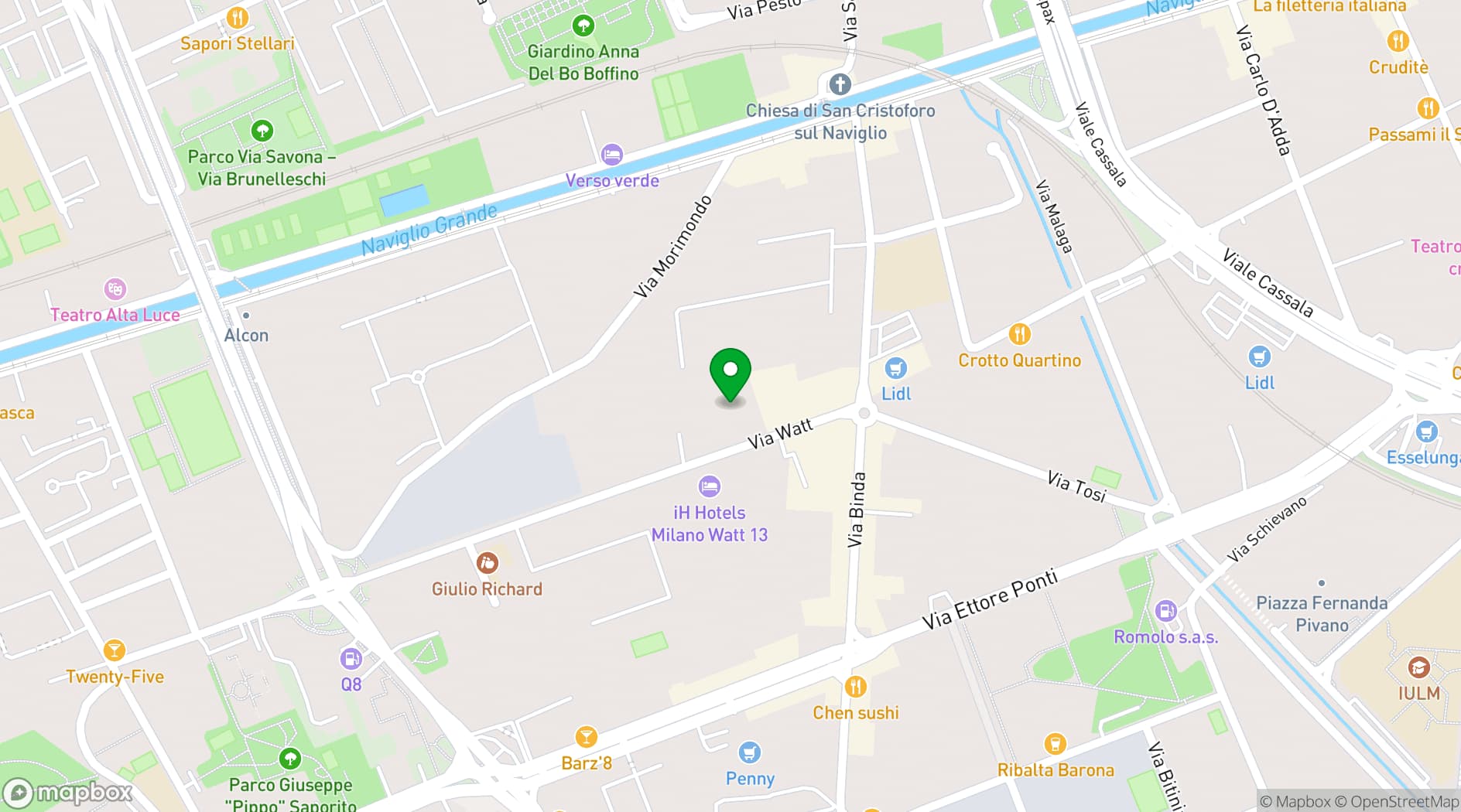 Map showing Lounge Space