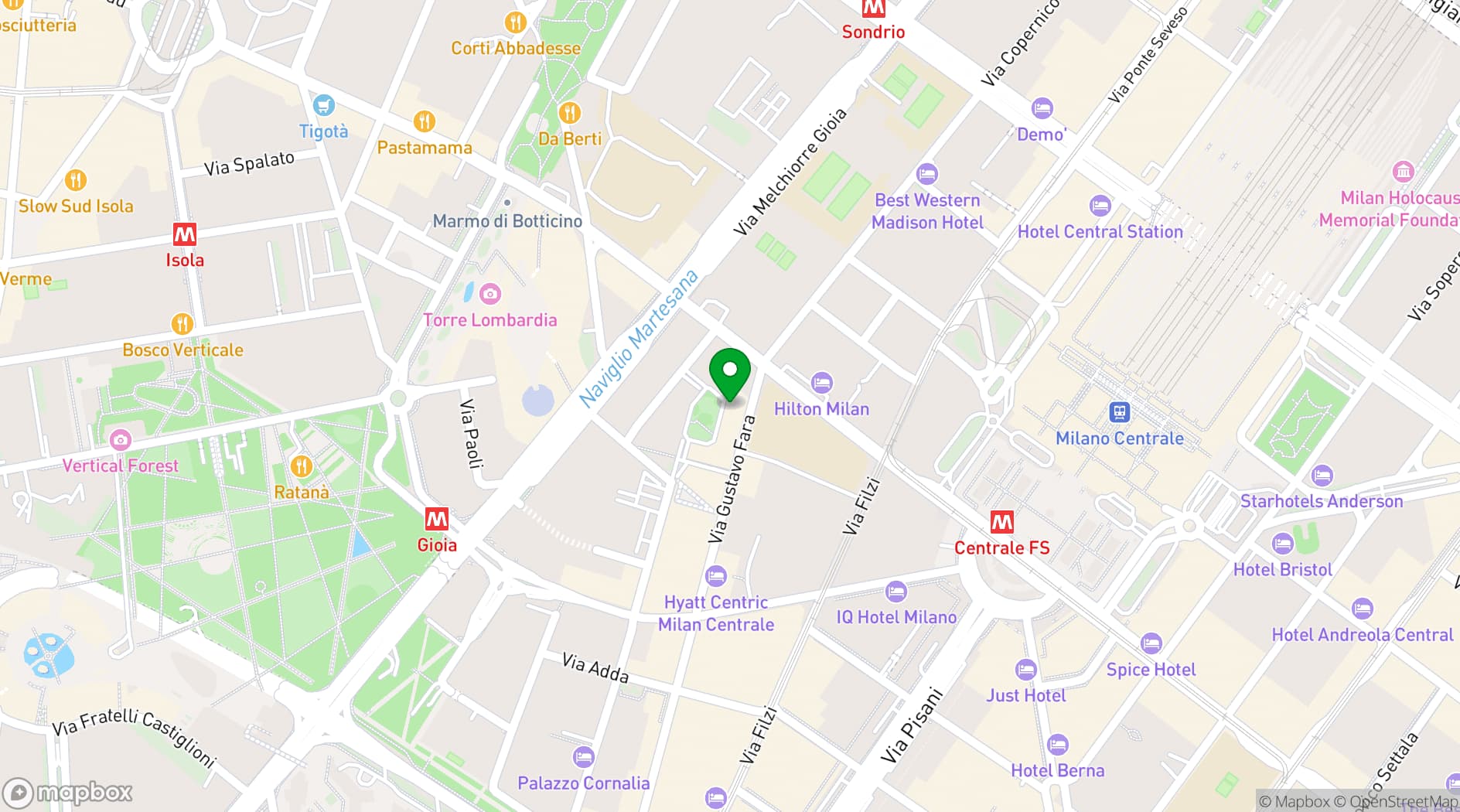 Map showing MEET