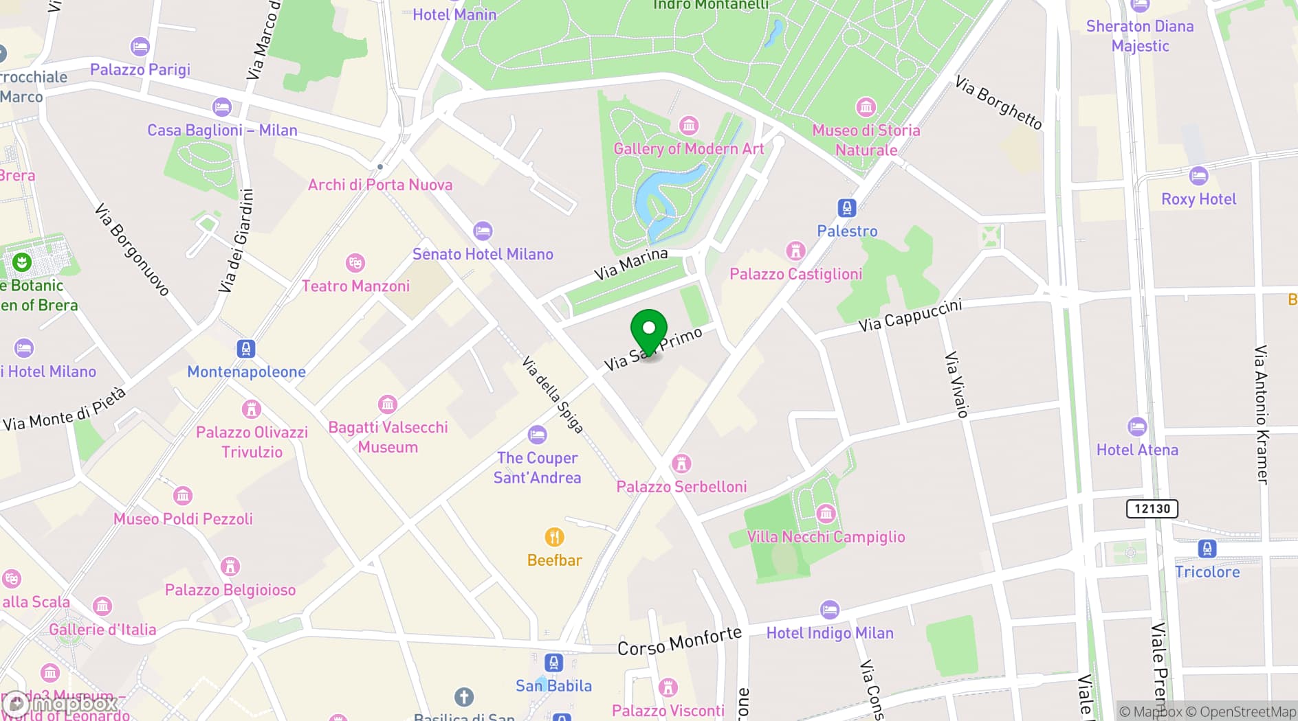 Map showing Pop House