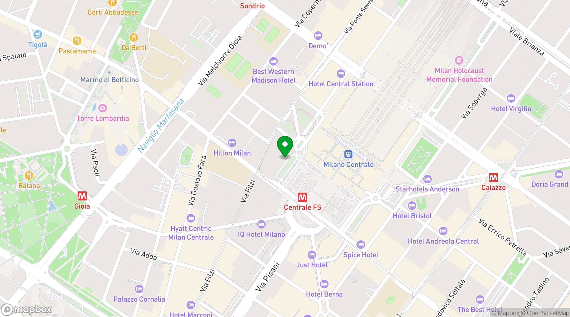 Map showing Gallia Dining