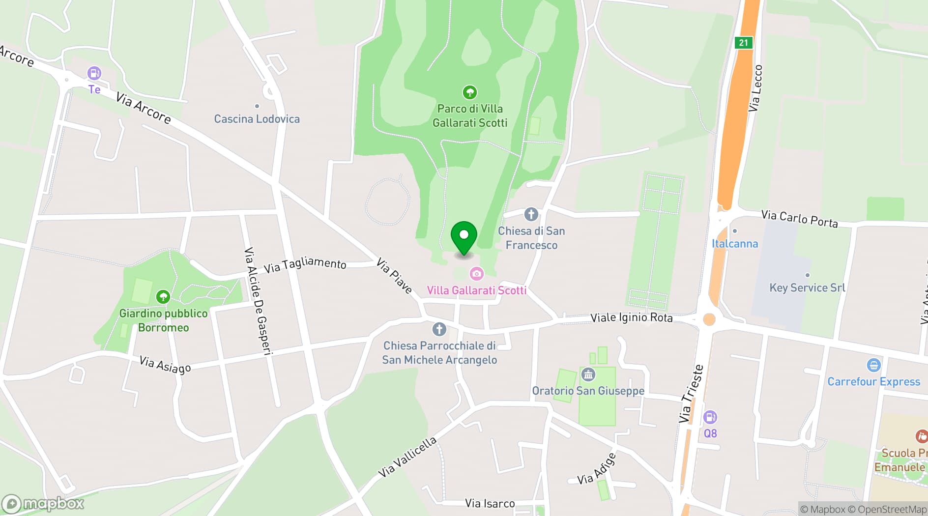 Map showing Châteauform