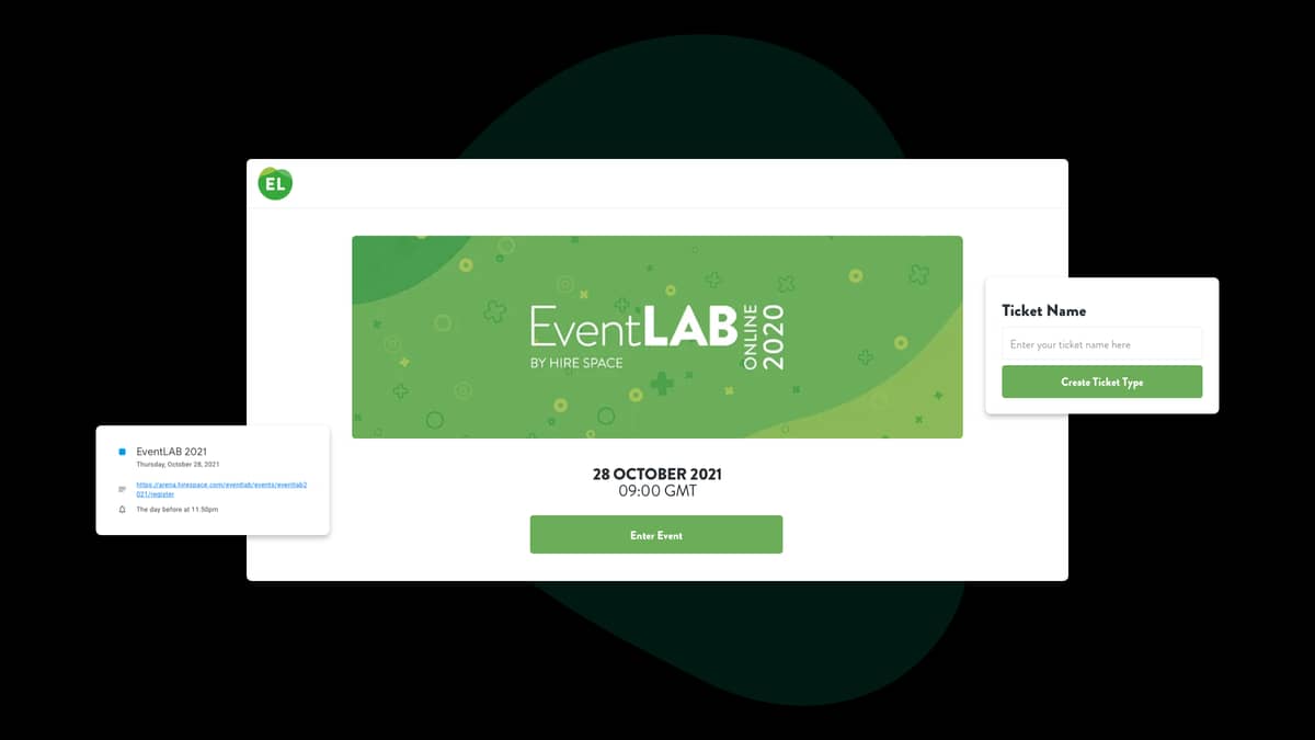 One click event access on Arena