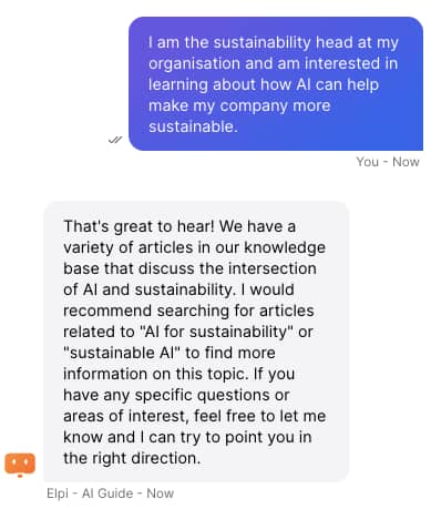 AI chatbot