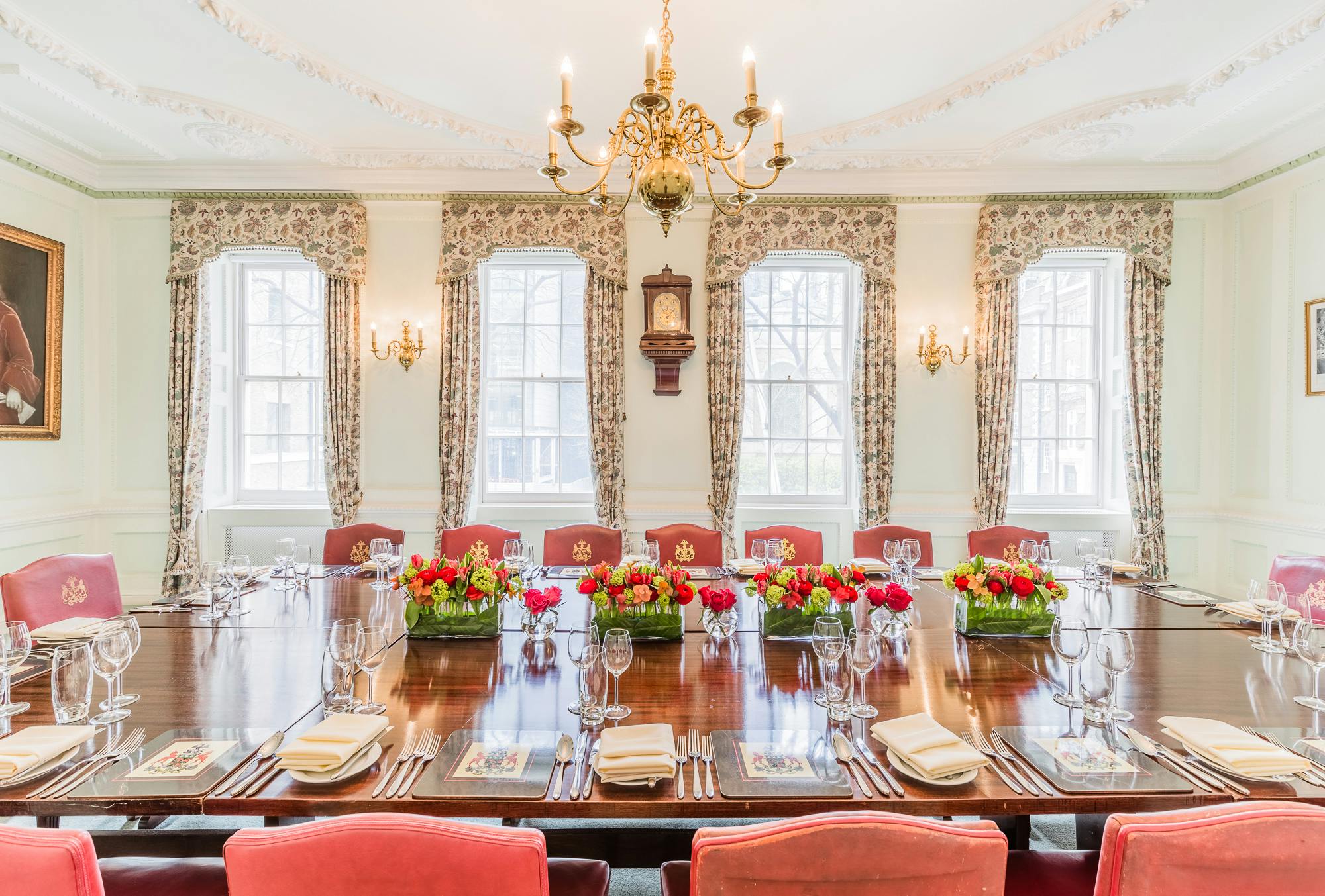 Elegant meeting room at Coopers' Hall, ideal for intimate gatherings and executive meetings.