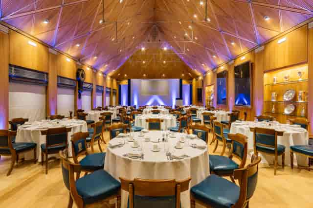 Elegant event space at Haberdashers' Hall, perfect for corporate meetings and dinners.
