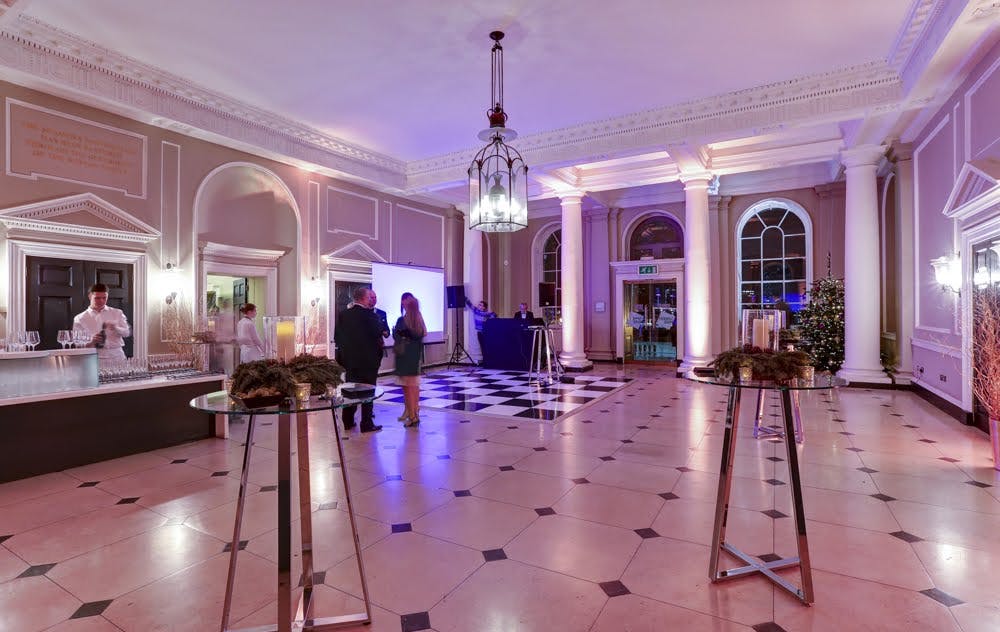 Seamen's Hall at Somerset House, elegant event space for corporate gatherings and social events.