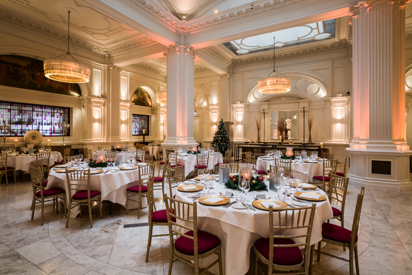 Elegant 1901 Ballroom at Andaz London, perfect for upscale weddings and corporate events.