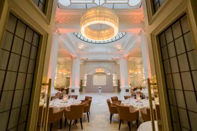 Elegant 1901 Ballroom at Andaz London, perfect for upscale events and corporate gatherings.