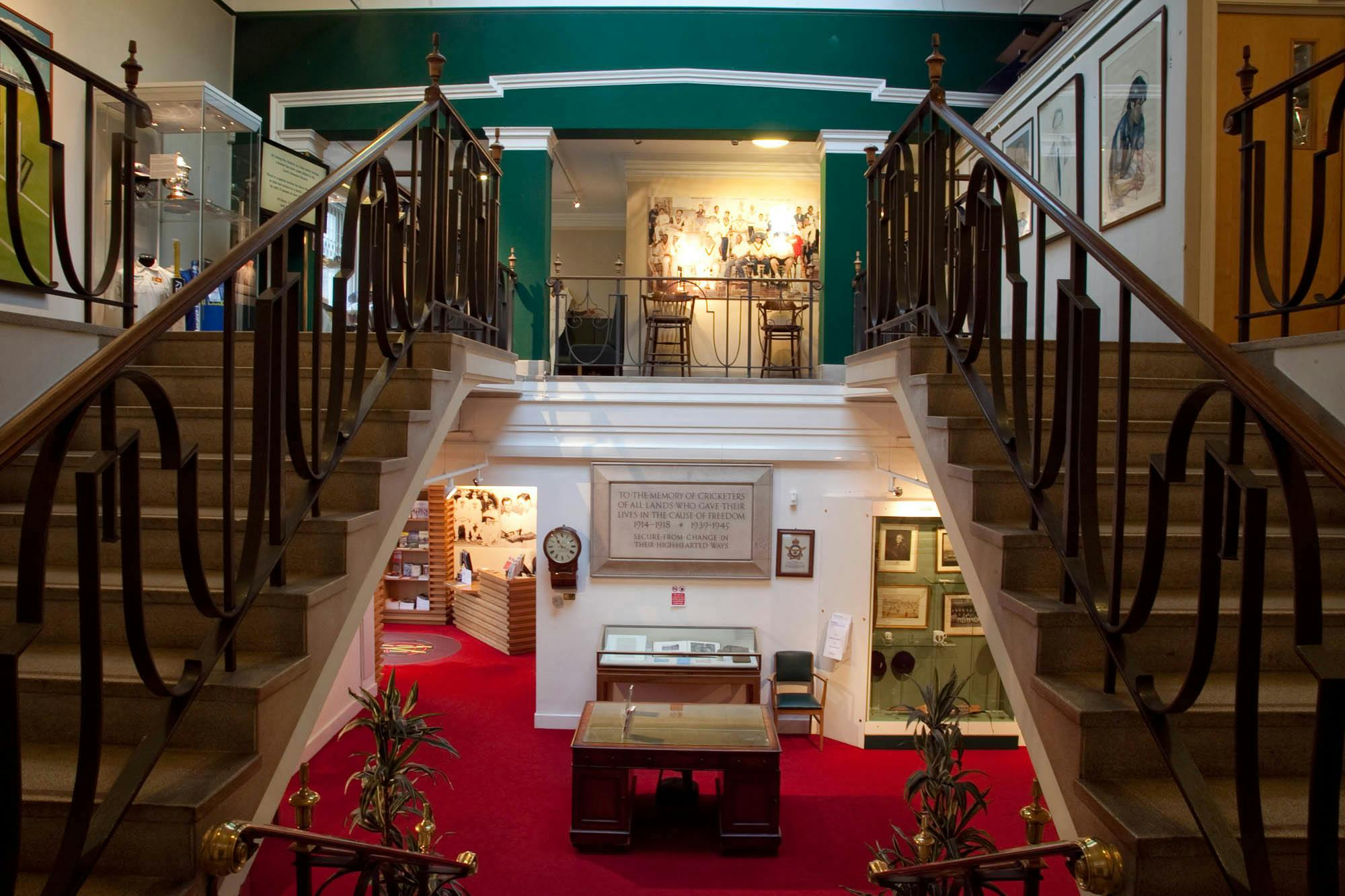 Museum and Film Theatre at Lord's Cricket Ground, inviting staircase, event venue