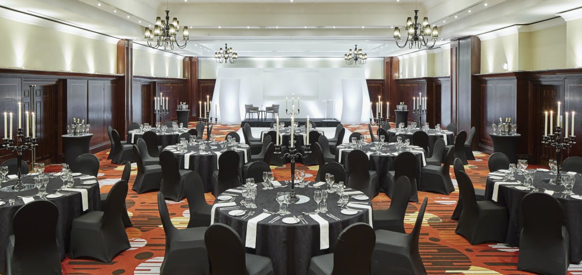 Thomas Ambler Suite at Leeds Marriott, elegant event space for weddings and corporate gatherings.