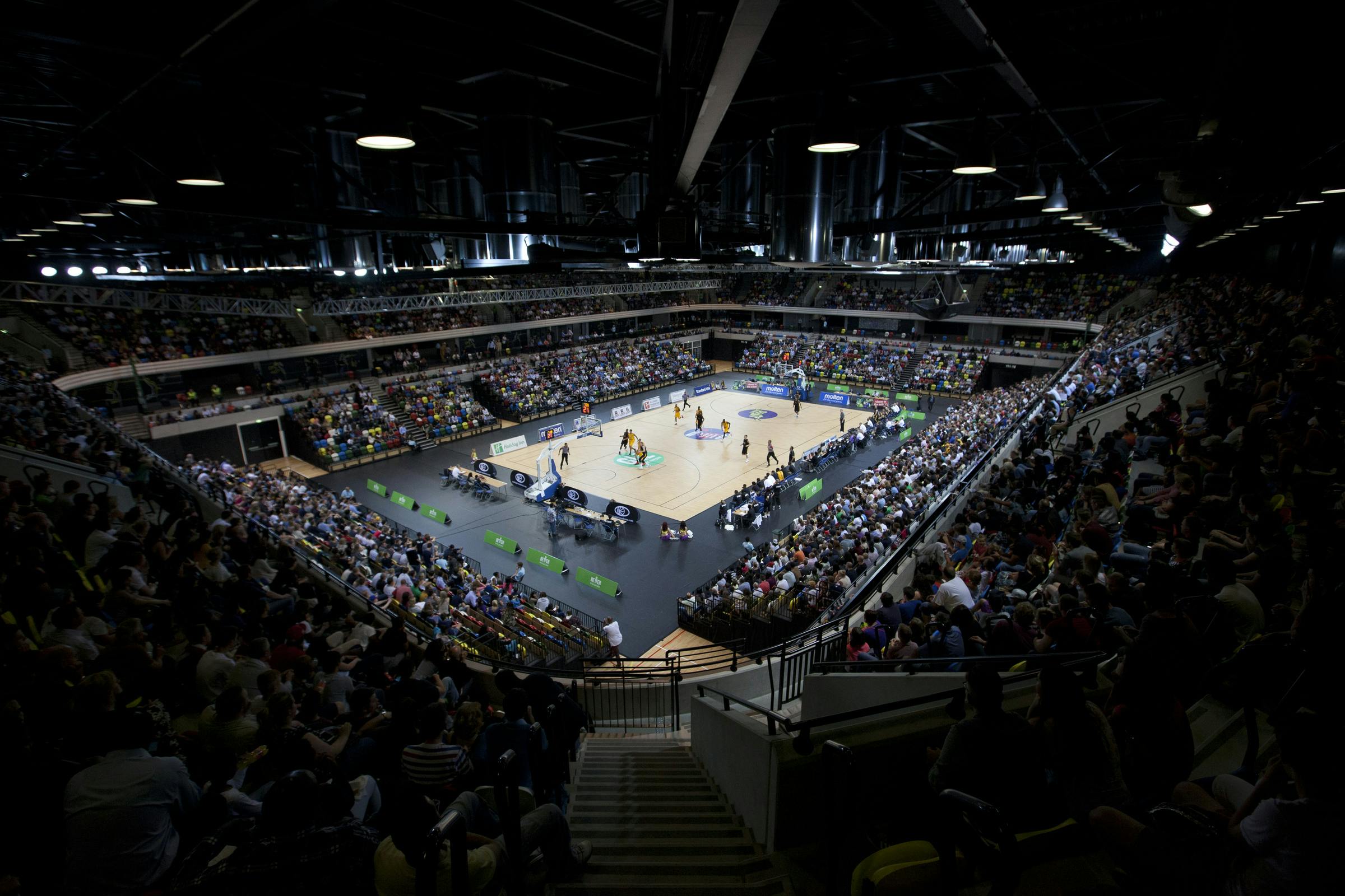 Packed Copper Box Arena showcasing vibrant atmosphere for large-scale events.