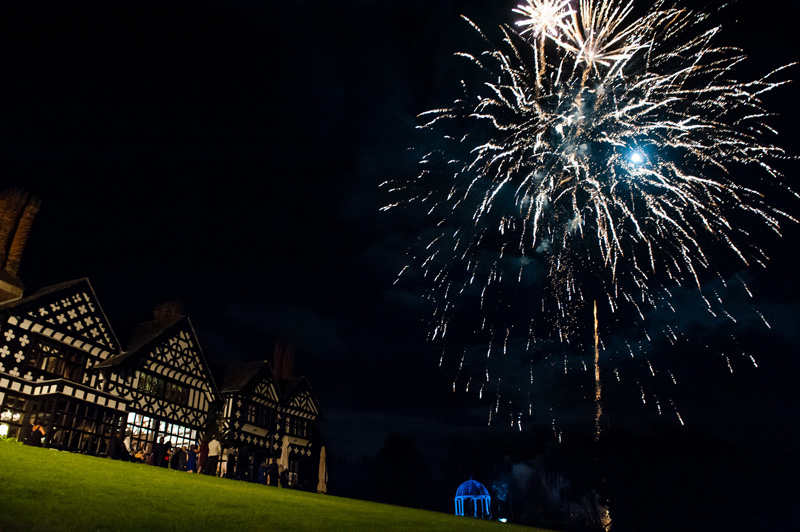 "Leverhulme Hotel Ballroom with fireworks, perfect for weddings and corporate events." - Banner