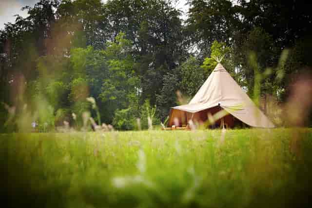 Spacious Forest Tepee venue in Forest of Dean for weddings and corporate retreats.