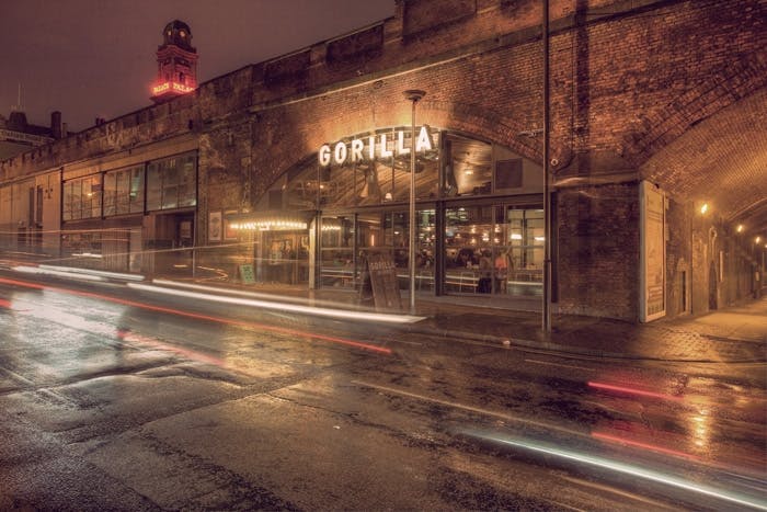 Vibrant Gorilla Manchester venue with industrial architecture for creative events.