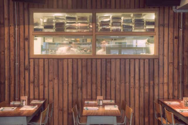 Cozy dining space in Gorilla Manchester, perfect for intimate meetings and events.