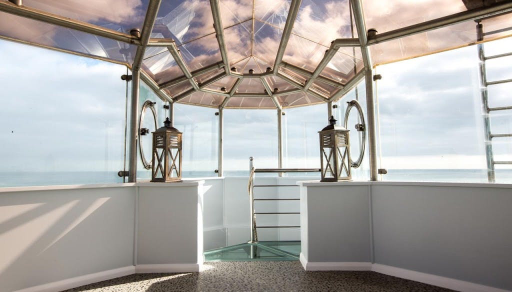 Boardroom in No Man's Fort with panoramic views for intimate meetings and events.